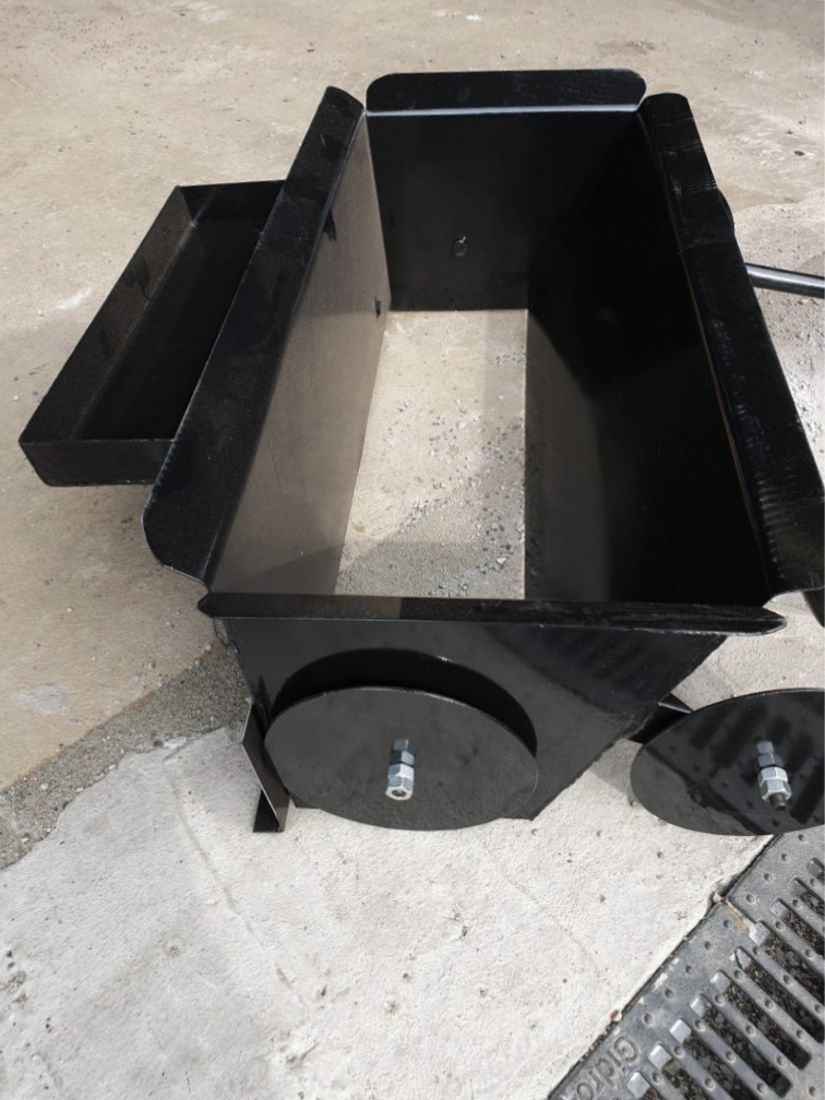 Конструкция машинки для нанесения смеси